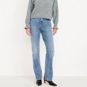 Old Navy Extra High Rise Kicker Boot Cut Jeans Size 10